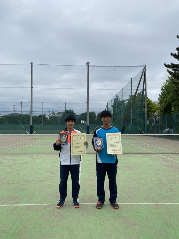 男子ソフトテニス　春季　加藤・岡田